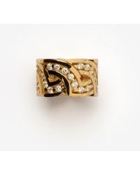 Burberry - Shield Infinity Ring - Lyst