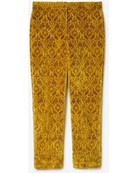 Burberry - Baroque Velvet Tailored Trousers - Lyst