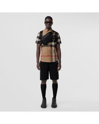 Burberry Somerton Checked Regular-fit Stretch-cotton Shirt - Multicolour