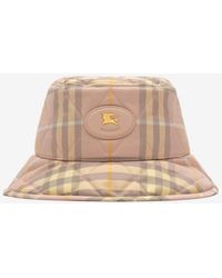 Burberry - Quilted Horseshoe Bucket Hat - Lyst