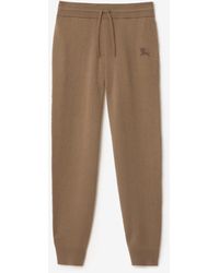 Burberry - Wool Blend Track Pants - Lyst