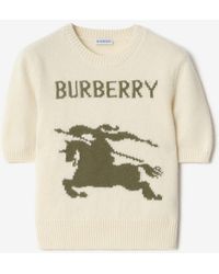 Burberry - Ekd Wool Cashmere Top - Lyst