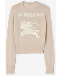 Burberry - Knight Cotton Wool Sweater - Lyst