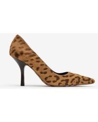 Burberry - Leopard Print Dame High Pumps - Lyst