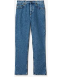 Burberry - Mid-Rise Straight Jeans - Lyst