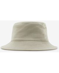 Burberry - Ekd Cotton Blend Bucket Hat - Lyst