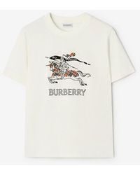 Burberry - Ekd Cotton T-Shirt - Lyst