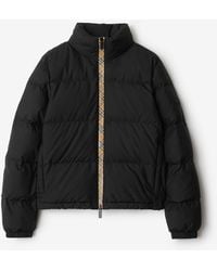 Burberry - Checker-Tape Ambleside Puffer Jacket - Lyst