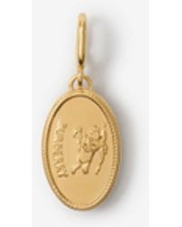 Burberry - Knight Stamp Charm - Lyst
