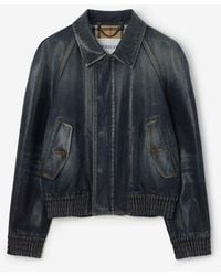 Burberry - Coated Denim Jacket - Lyst
