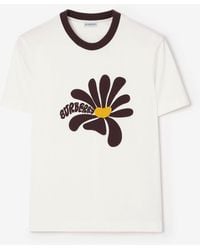 Burberry - Daisy Cotton T-Shirt - Lyst