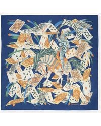 Burberry - House Of Cards Silk Scarf - Lyst