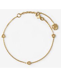 Burberry - Shield Chain Bracelet - Lyst