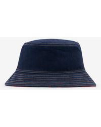 Burberry - Reversible Denim Bucket Hat - Lyst