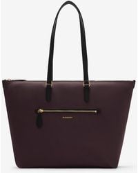 Burberry - Large Nylon Zip Tote - Lyst