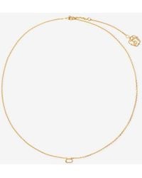 Burberry - Charm Fine Chain Necklace - Lyst