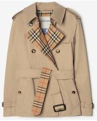 Burberry - Garbardine Lakefield Trench Jacket - Lyst