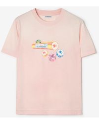 Burberry - Candy Rock Cotton T-Shirt - Lyst