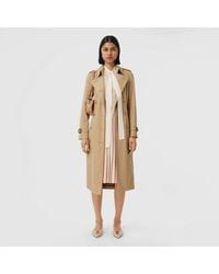 Burberry The Long Chelsea Heritage Trench Coat - Natural