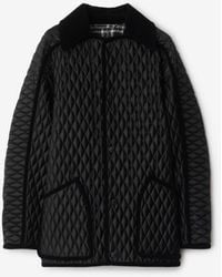 Burberry - Quilted Jacket "Floriston" - Lyst