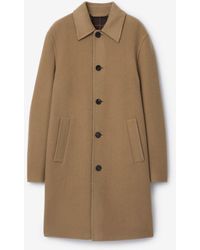 Burberry - Mid-Length Wool Car Coat - Lyst