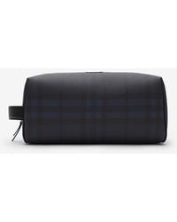 Burberry - Check Travel Pouch - Lyst