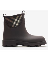 Burberry - Rubber Marsh Stamp Low Boots​ - Lyst