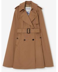 Burberry - Cashmere Belmont Trench Cape - Lyst