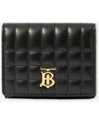 Burberry - Quilted Leather Small Lola Folding Wallet - Lyst