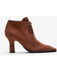 Burberry - Suede Storm Ankle Boots - Lyst