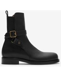 Burberry - Leather Ledger Jodphur Boots​ - Lyst