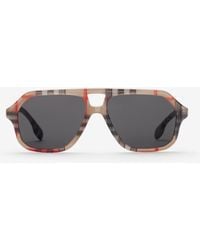 Burberry - Childrens Check Pilot Sunglasses - Lyst