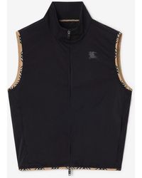 Burberry - Stretch Nylon Gilet - Lyst