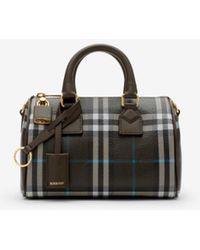 Burberry - Mini Check Bowling Bag​ - Lyst