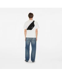Burberry Logo Detail Econyl® Sonny Belt Bag in Black for Men