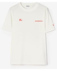 Burberry - London Map Cotton T-Shirt - Lyst