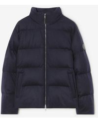 Burberry - Cashmere Puffer Jacket - Lyst