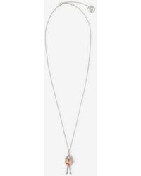 Burberry - Knight Heart Charm Necklace​ - Lyst