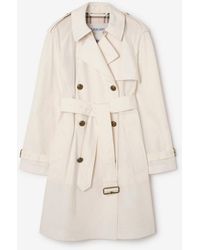 Burberry - Mid-Length Lightweight Cotton Belgravia Trench Coat​ - Lyst
