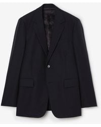 Burberry - Wool Mohair Tailored Jacket - Lyst