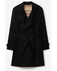 Burberry - Mittellanger Heritage-Trenchcoat "Kensington" - Lyst