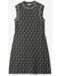 Burberry - B Charm Wool Blend Dress - Lyst