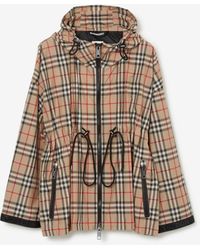 Burberry - Leichte Jacke in Check - Lyst