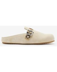 Burberry - Suede Urchin Clogs - Lyst
