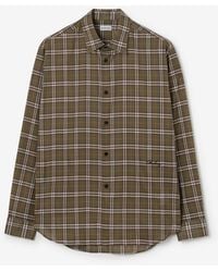 Burberry - Relaxed Fit Check Cotton Shirt - Lyst