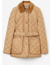 Burberry - Country-Steppjacke aus Nylon - Lyst