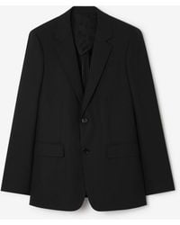 Burberry - Wool Bond Tailored Jacket - Lyst