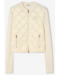 Burberry - Quilted Nylon And Wool Fulbrook Jacket - Lyst
