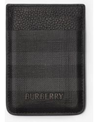 Burberry - City Check Magnetic Card Case - Lyst