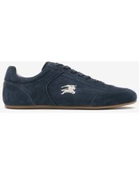 Burberry - Suede Knight Runner Sneakers​ - Lyst